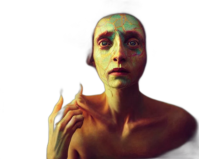 mask, face, creature, concept art transparent PNG cut-out