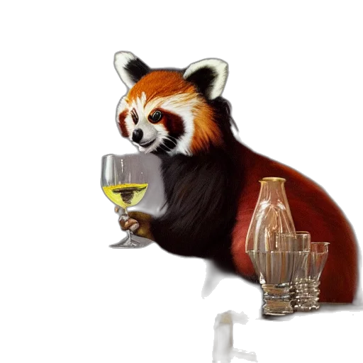 animal, bottle, food, creature, concept art, photorealistic, oil painting, 3d render transparent PNG cut-out