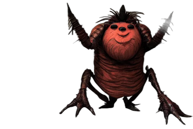 creature, animal, hair, staff transparent PNG cut-out