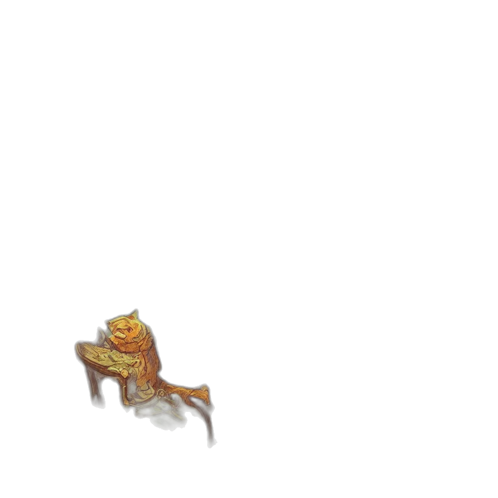 creature, animal, hat, dragon transparent PNG cut-out