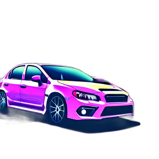 car, weapon, 3d render, photorealistic transparent PNG cut-out