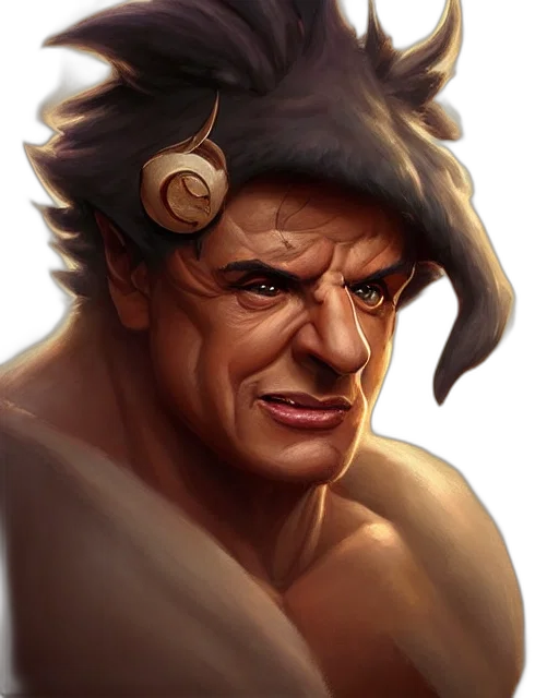 face, staff, weapon, hat transparent PNG cut-out