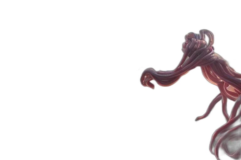 creature, staff, dragon, hair transparent PNG cut-out