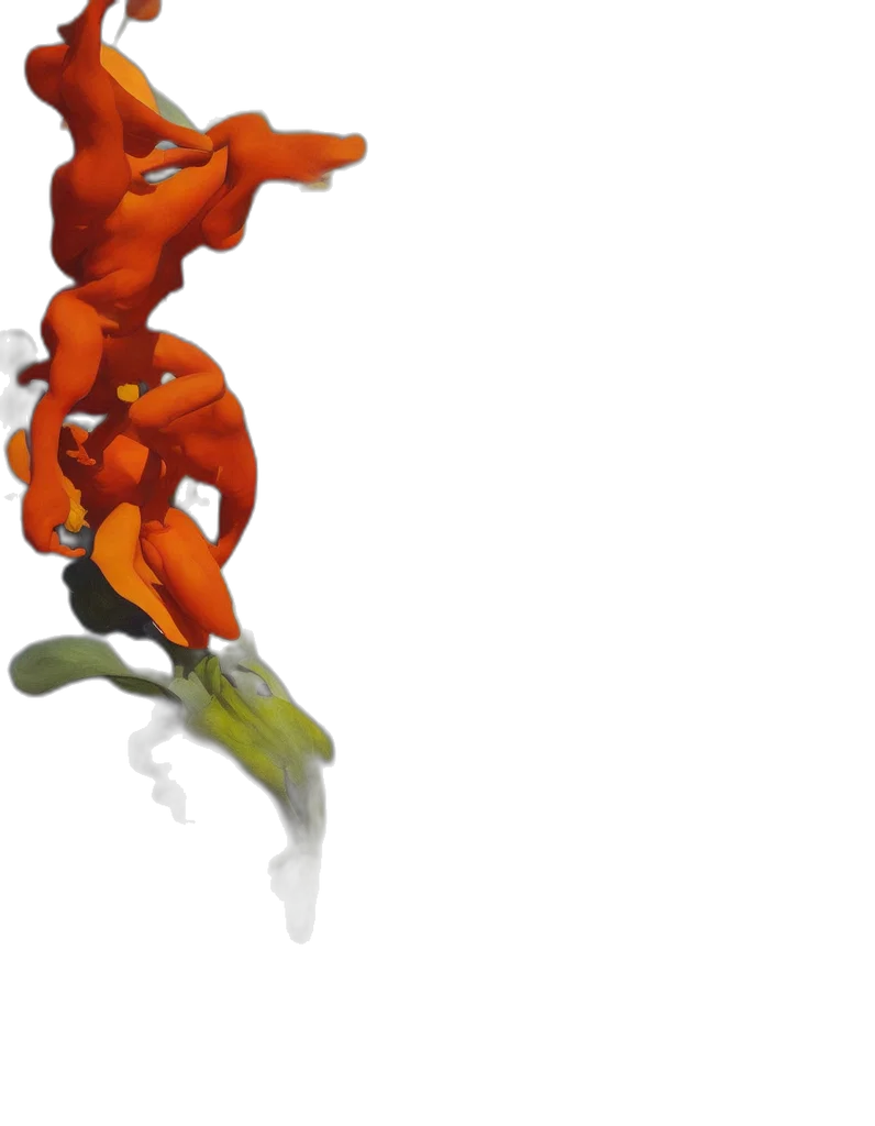dragon, staff, animal, creature transparent PNG cut-out