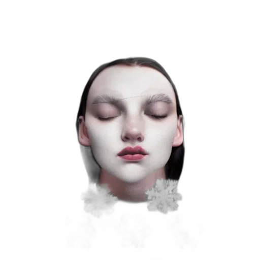 face, mask, crown, hair transparent PNG cut-out