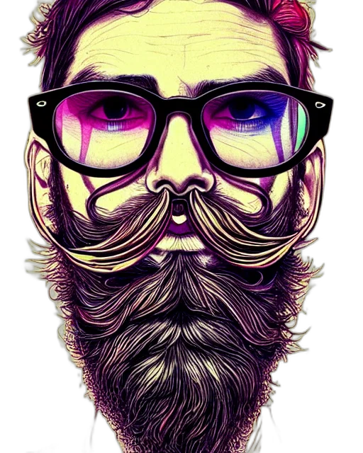 face, hair, mask, animal transparent PNG cut-out
