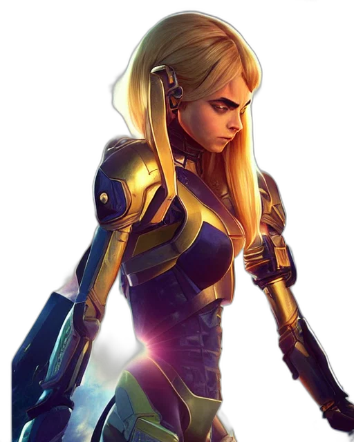 concept art, comic book art, fantasy art, cyberpunk, golden, symmetric, movie, poster transparent PNG cut-out