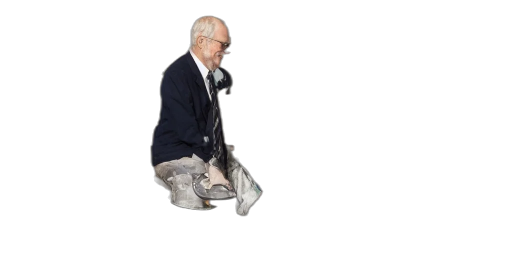 jacket, shoes, umbrella, staff transparent PNG cut-out