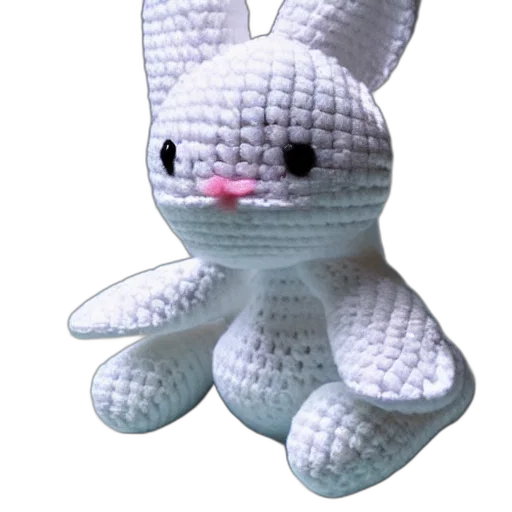 creature, animal, 3d render, pixel art, concept art, photorealistic, minimalistic, crocheted transparent PNG cut-out