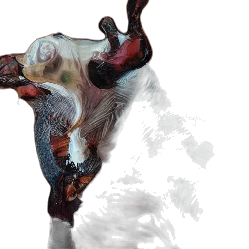 dragon, creature, animal, mask, concept art, fantasy art, photorealistic, 3d render transparent PNG cut-out