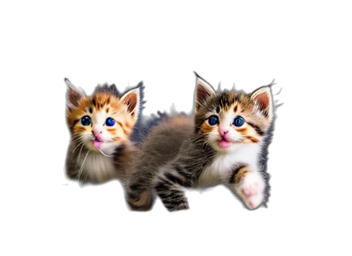animal, photorealistic, 3d render, pixel art transparent PNG cut-out