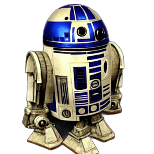 robot, 3d render, concept art, pixel art transparent PNG cut-out