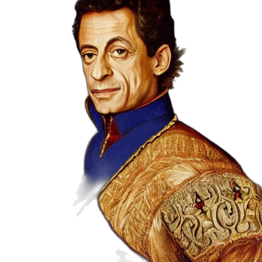 jacket, face, staff, crown transparent PNG cut-out