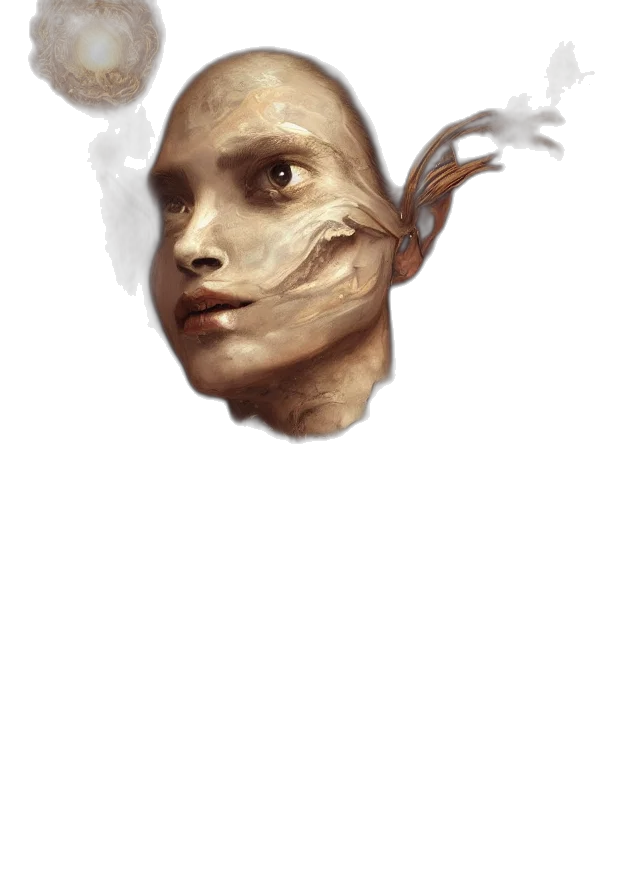 face, mask, creature, dragon transparent PNG cut-out
