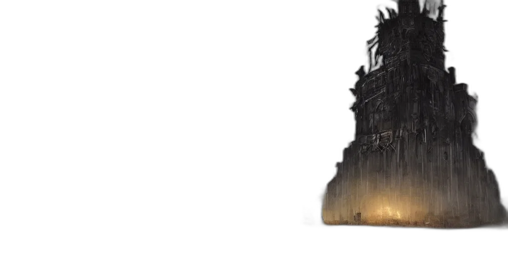 building, crown, dress, umbrella, concept art, 3d render, photorealistic, fantasy art transparent PNG cut-out