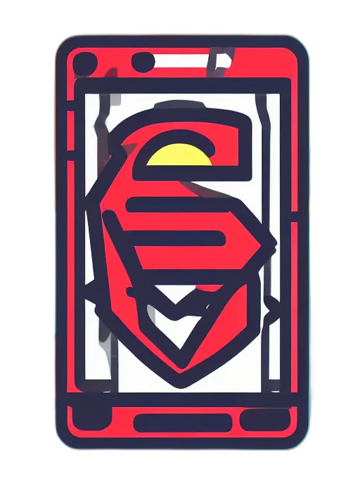 face, robot, staff, comic book art transparent PNG cut-out