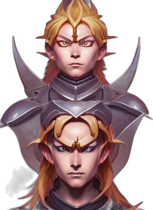 crown, face, fantasy art, concept art, pixel art, comic book art, golden, dark transparent PNG cut-out