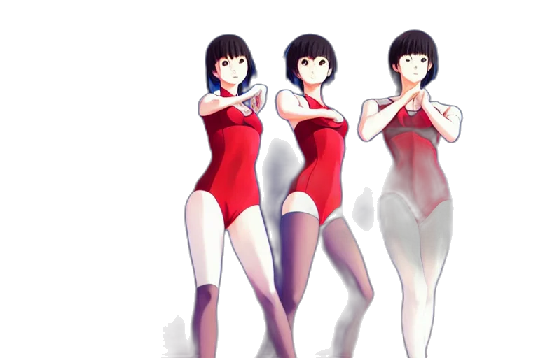 dress, concept art, 3d render, anime transparent PNG cut-out