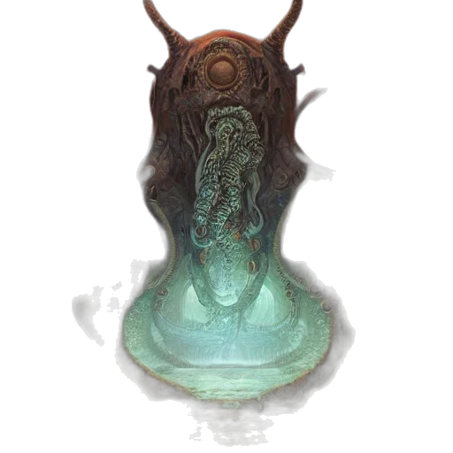 mask, creature, bottle, dragon transparent PNG cut-out