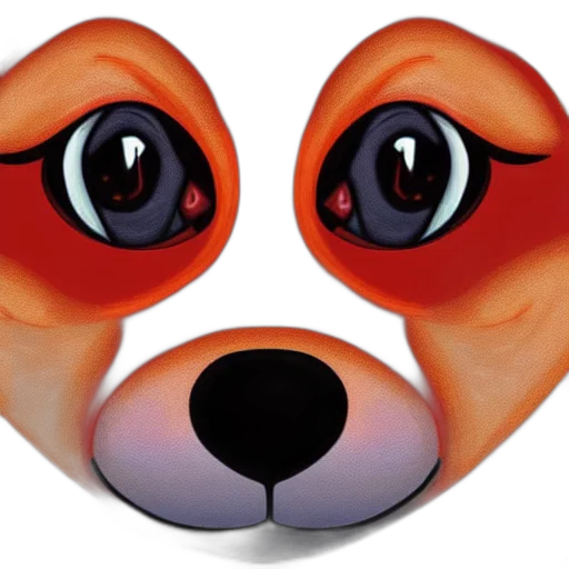 mask, face, animal, 3d render, cartoon, concept art, photorealistic, zoomorphic transparent PNG cut-out