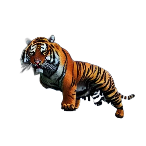 animal, creature, staff, 3d render transparent PNG cut-out