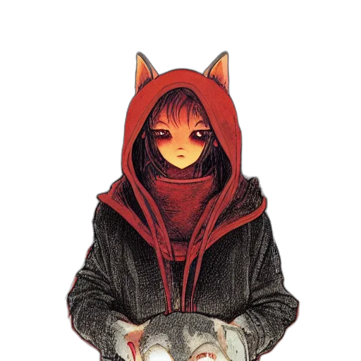 mask, jacket, animal, creature transparent PNG cut-out