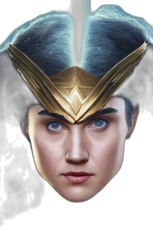 face, crown, mask, jewelry transparent PNG cut-out