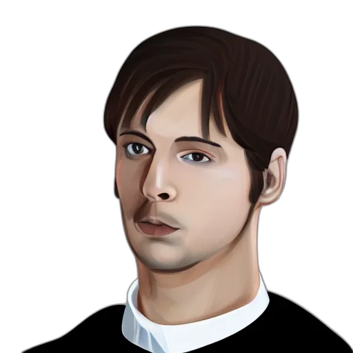 face, staff, photorealistic, cartoon, pixel art, 3d render, guy, brown transparent PNG cut-out