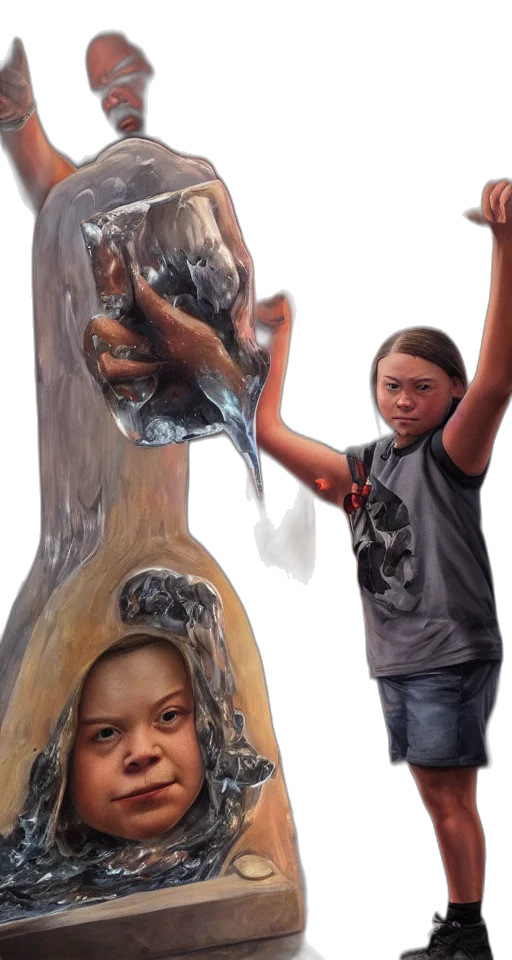 face, bottle, mask, photorealistic transparent PNG cut-out
