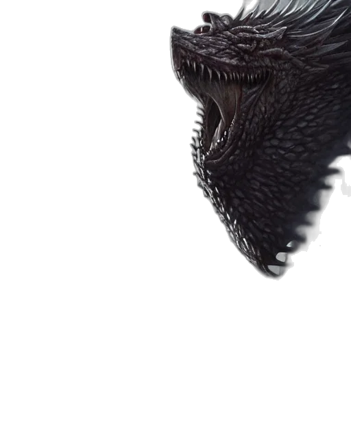 dragon, creature, animal, face transparent PNG cut-out