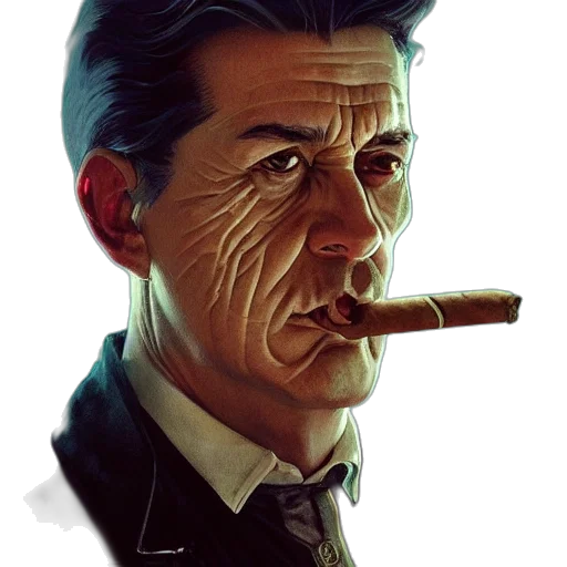 face, staff, mask, comic book art transparent PNG cut-out