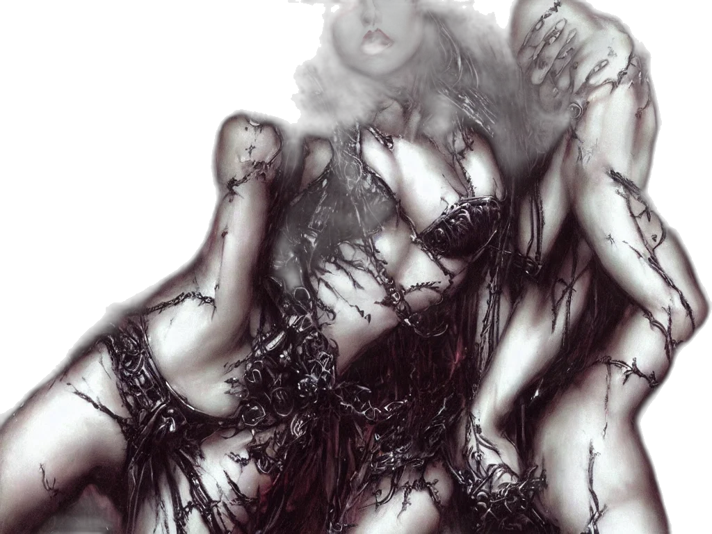 hair, dress, face, creature transparent PNG cut-out