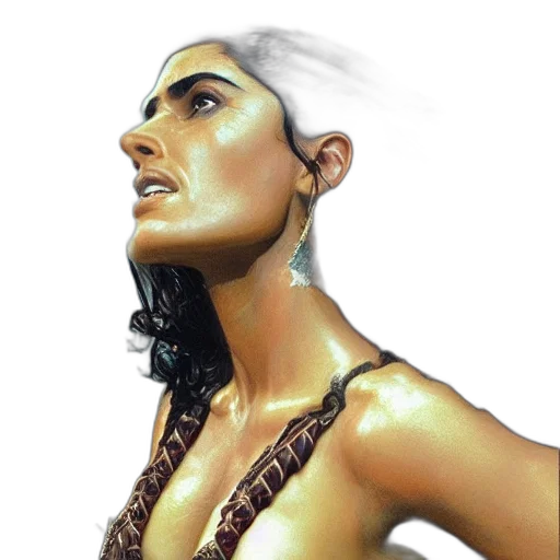 face, jewelry, mask, staff transparent PNG cut-out