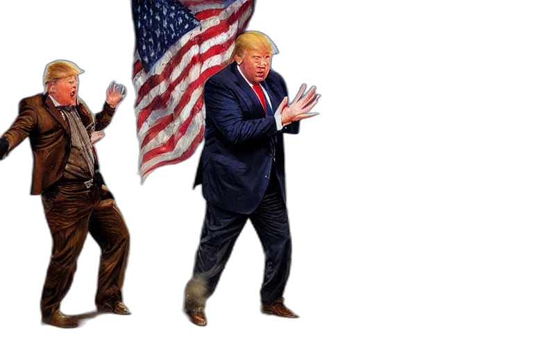 concept art, portrait, donald, trump transparent PNG cut-out