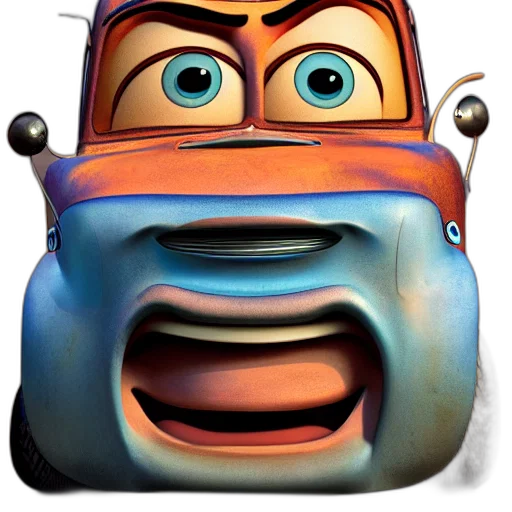 face, robot, crown, car transparent PNG cut-out