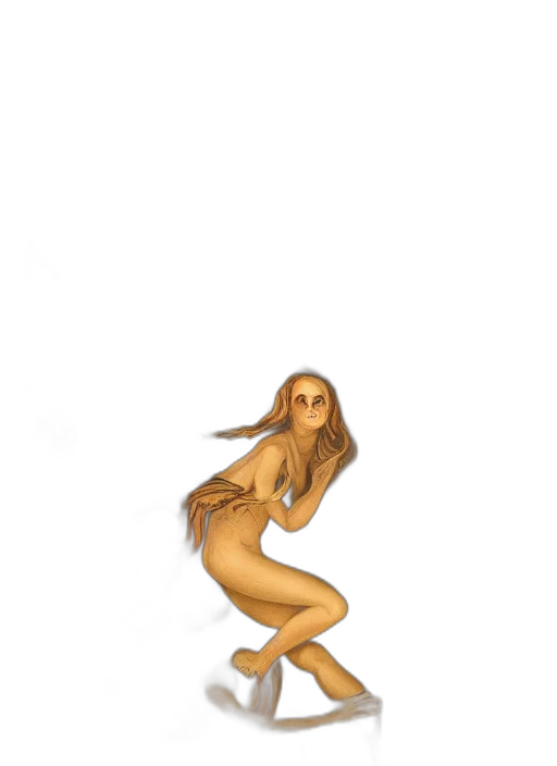 hair, creature, dress, animal, concept art, 3d render, cartoon, pixel art transparent PNG cut-out