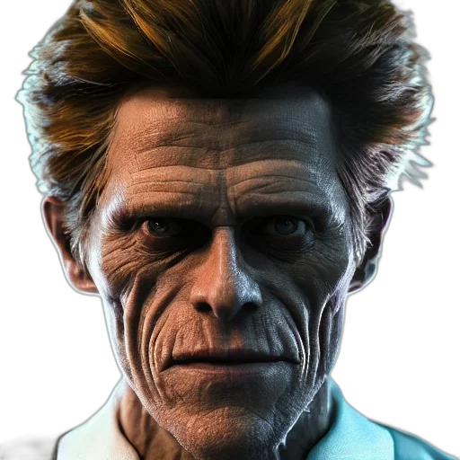 face, mask, creature, staff, concept art, photorealistic, 3d render, comic book art transparent PNG cut-out