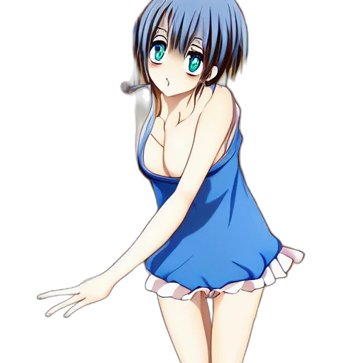 dress, robot, creature, staff, anime, cartoon, pixel art, concept art transparent PNG cut-out