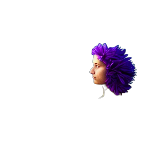 crown, hair, creature, mask, concept art, pixel art, 3d render, photorealistic transparent PNG cut-out