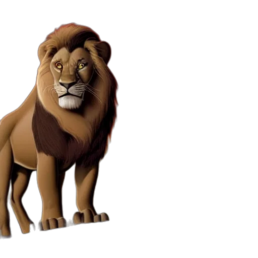 animal, crown, creature, 3d render transparent PNG cut-out