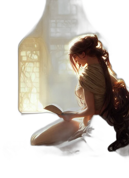 fantasy art, photorealistic, concept art, oil painting transparent PNG cut-out