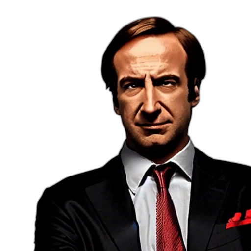 face, photorealistic, cartoon, concept art, comic book art, saul, goodman, daredevil transparent PNG cut-out