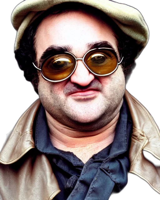 hat, face, jacket, staff transparent PNG cut-out