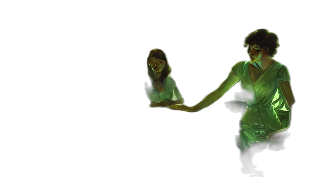 creature, mask, 3d render, concept art transparent PNG cut-out