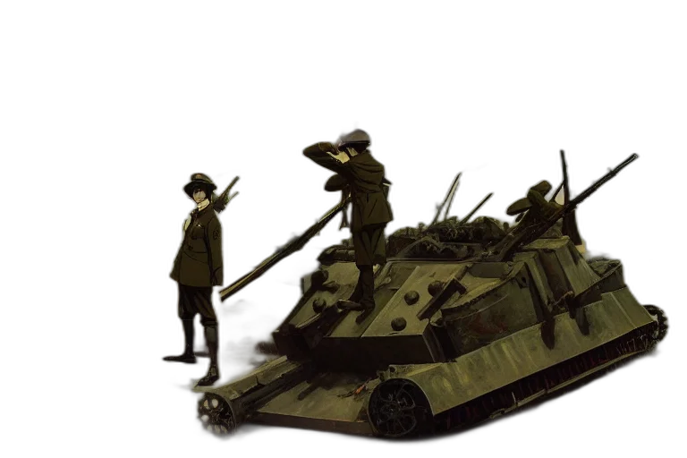 weapon, robot, car, concept art transparent PNG cut-out