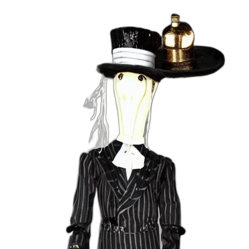 hat, staff, dress, crown, concept art, 3d render, cartoon, pixel art transparent PNG cut-out