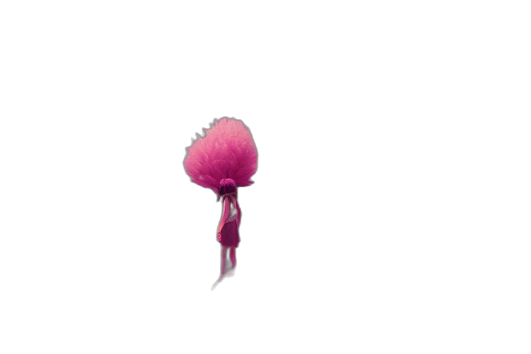 umbrella, flower, hair, hat, 3d render, concept art, pixel art, photorealistic transparent PNG cut-out