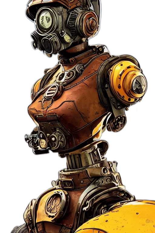 robot, weapon, face, staff transparent PNG cut-out