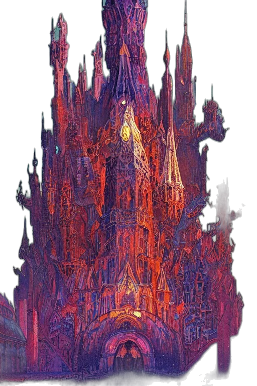 crown, sword, building, dress transparent PNG cut-out