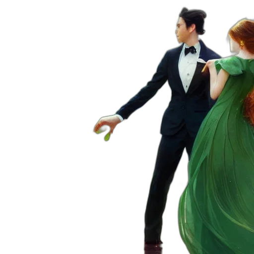 dress, concept art, photorealistic, watercolor transparent PNG cut-out